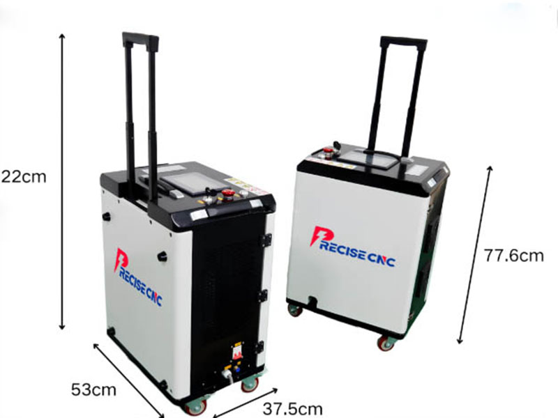 Trolley Case Pulse Laser Cleaning Machine