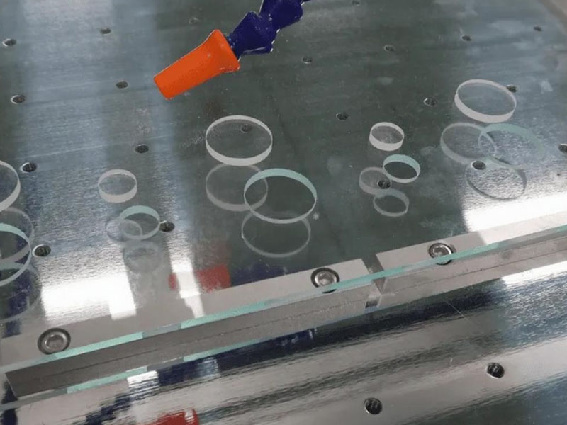 Glass Mirror Plate and Tube Hole Laser Drilling Machine