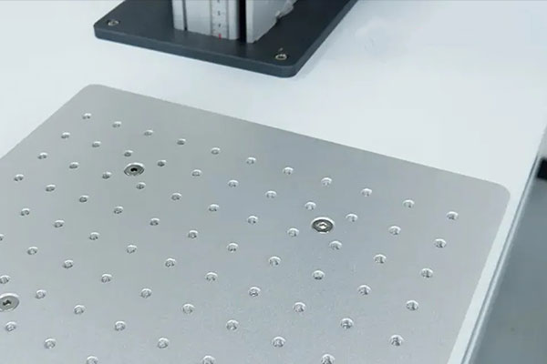 Laser marking working table