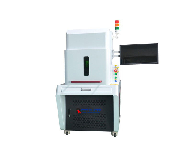 20w 30w 50w 100w 200w 300w Enclosed Type Fiber Laser Marking Machine for Metal Marking