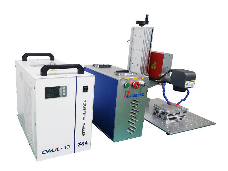 JPT Mopa M8 100W Fiber Laser Glass Drilling Cutting Machine