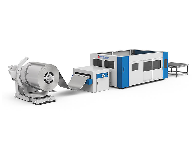 Steel Coil Metal Fiber Laser Cutting Machine