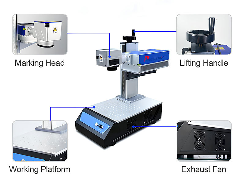 3w 5w 10w Hot Selling Mini type UV Laser Marking Machine