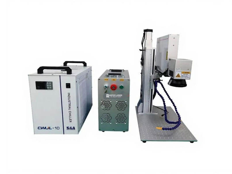 120W Fiber Laser Glass Drilling Cutting Machine