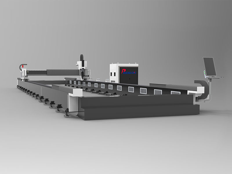 Ground Rail Metal Fiber Laser Cutting Machine