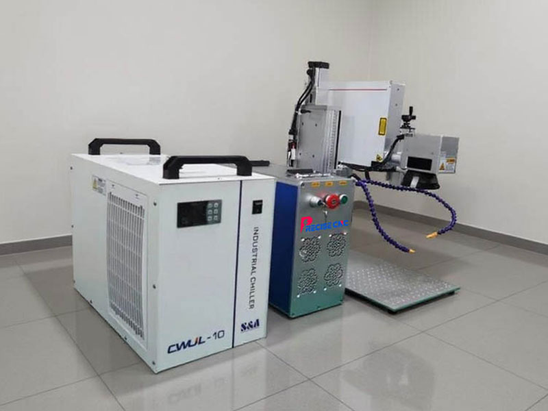 120W Fiber Laser Glass Drilling Cutting Machine