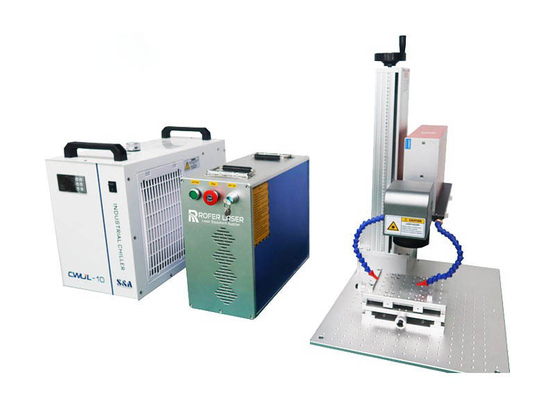 JPT Mopa M8 100W Fiber Laser Glass Drilling Cutting Machine