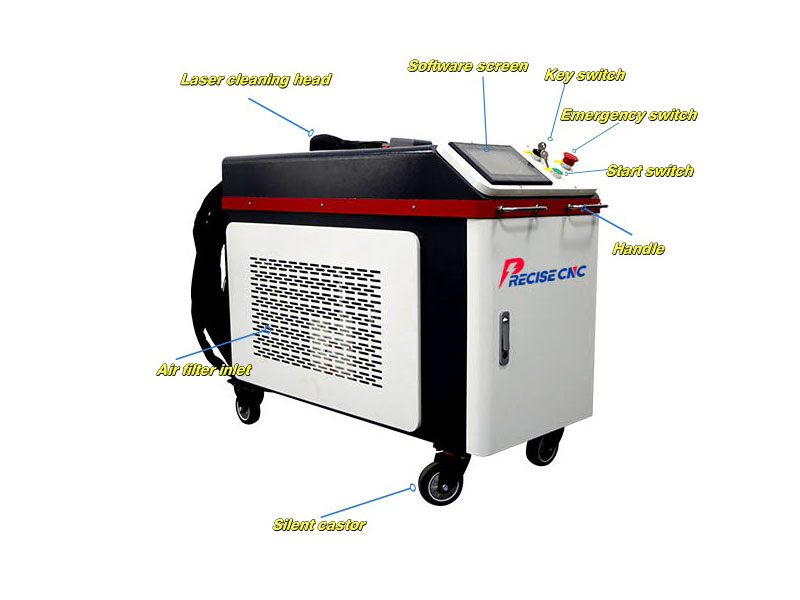 High Power Standard Pulse Laser Cleaning Machine