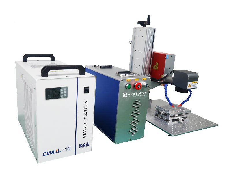 JPT Mopa M8 100W Fiber Laser Glass Drilling Cutting Machine